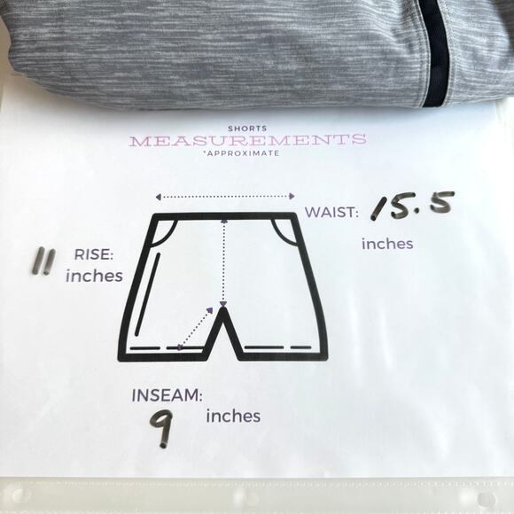 Lululemon Mens Pace Breaker Out Of Mind Lined Shorts Size L 9" Style M7AAYS Gray - Picture 8 of 8